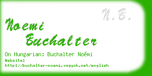 noemi buchalter business card